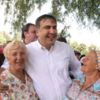 Черниговцы радостно встретили Саакашвили. ФОТО