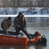 В результаті провалу під кригу у річці Десна 1 людина потонула, ще 1 врятовано. ВІДЕО