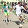 У Прилуцькій колонії для неповнолітніх священики грали у футбол з вихованцями