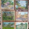 На Прилуччині книгозбірня відкрила виставку картин місцевого художника