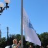 Олімпійський прапор майорить у Чернігові з нагоди відкриття Олімпіади. ФОТОрепортаж