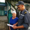 Рятувальники проводять роз’яснювальну роботу з громадянами під час профілактичних відпрацювань житлового сектору