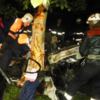 Вогнеборці ліквідували пожежу автомобіля, що загорівся внаслідок ДТП, водій та пасажир загинули