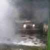 В результаті пожежі згорів легковий автомобіль 