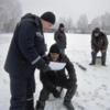 Рятувальники ДСНС проводять роз’яснювальні заходи серед любителів зимової риболовлі