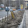 У Чернігові на вул. Рокоссовського розпочалися роботи по заміні бортового каменю