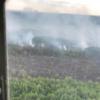 Оперативна інформація щодо ліквідації пожежі сухої трави у Чорнобильській зоні