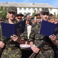 Юнаки присягають на вірність українському народу (смт. Десна, Чернігівщина)