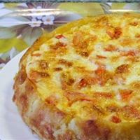 Картофельный пирог с норвежской сельдью