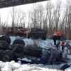 Рятувальники підняли з річки Десна вантажний автомобіль із загиблим водієм