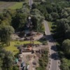 Служба автомобільних доріг зводить опори нового мосту через річку Лисогір на трасі Н-07