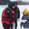 Рятувальники спільно з поліціянтами та представниками обласних масмедіа провели профілактичний рейд щодо безпечного перебування на льоду